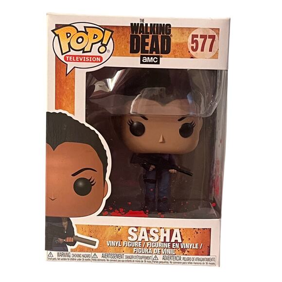 Funko Pop! Television: The Walking Dead amc - SASHA #577 - Vinyl Figure - Picture 1 of 7